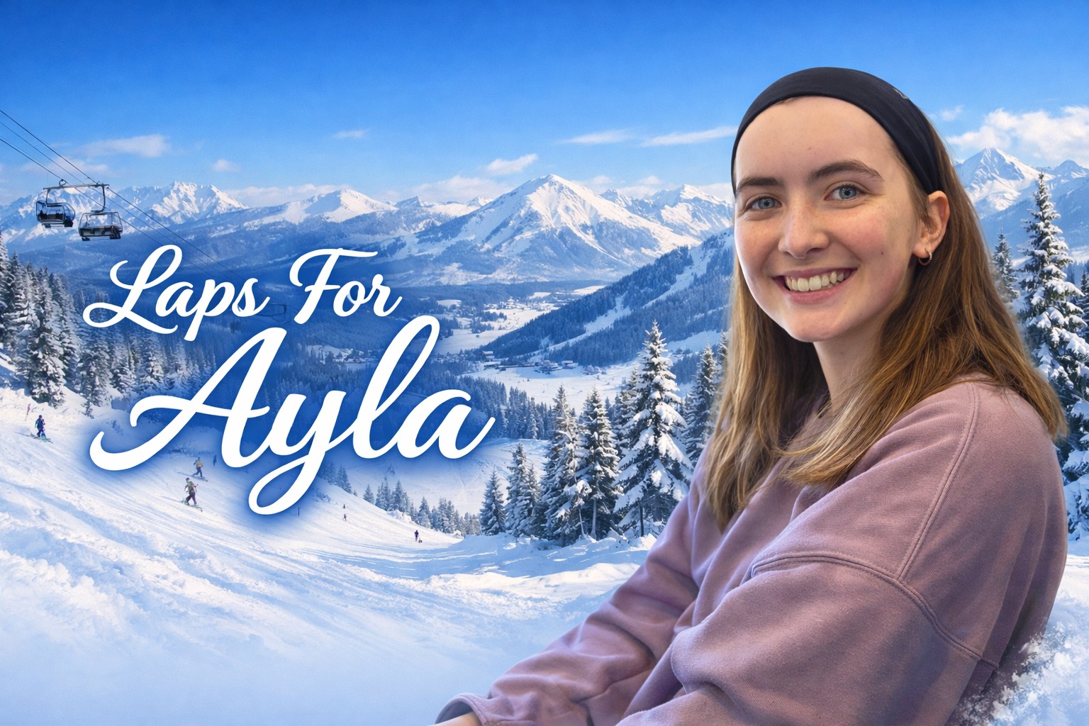 Laps for Ayla event poster